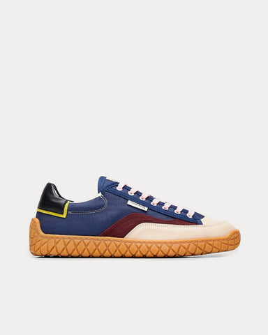 Filling Pieces Breeze Canvas Navy Low Top Sneakers