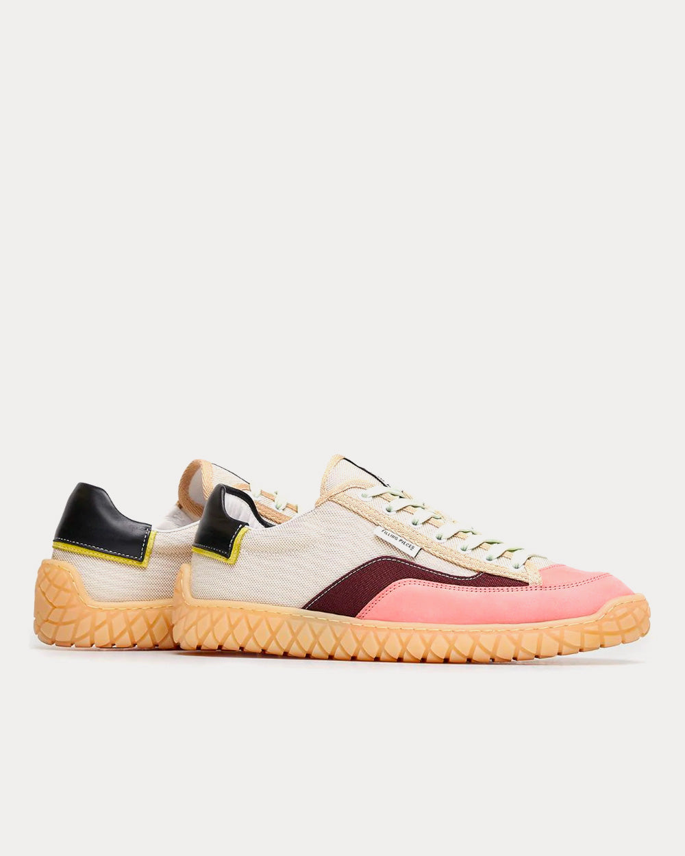 Filling Pieces Breeze Canvas Pink Low Top Sneakers - 3