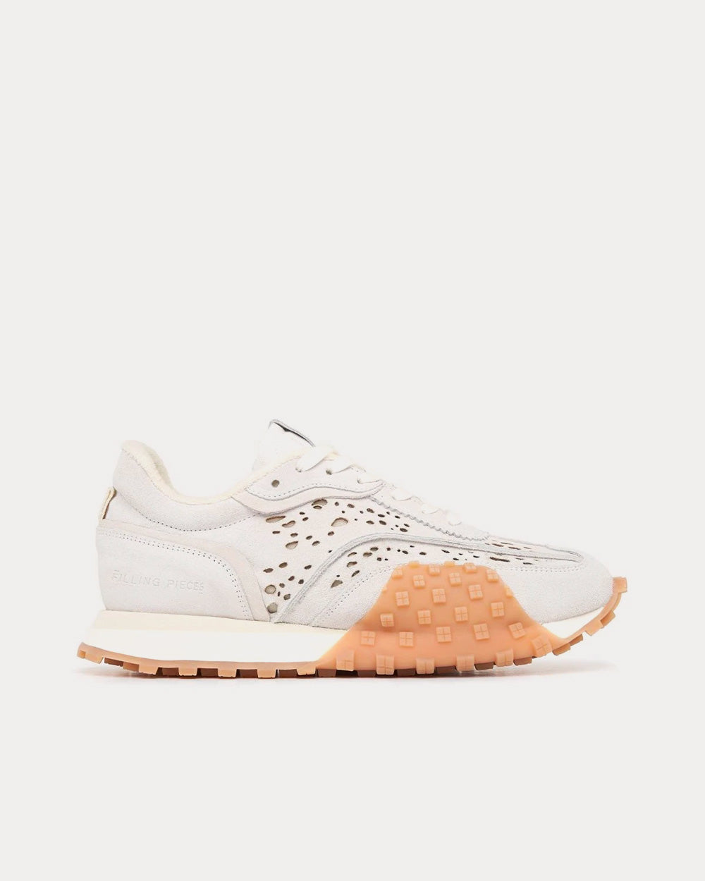 Filling Pieces Crease Runner Wind All White Low Top Sneakers - 1