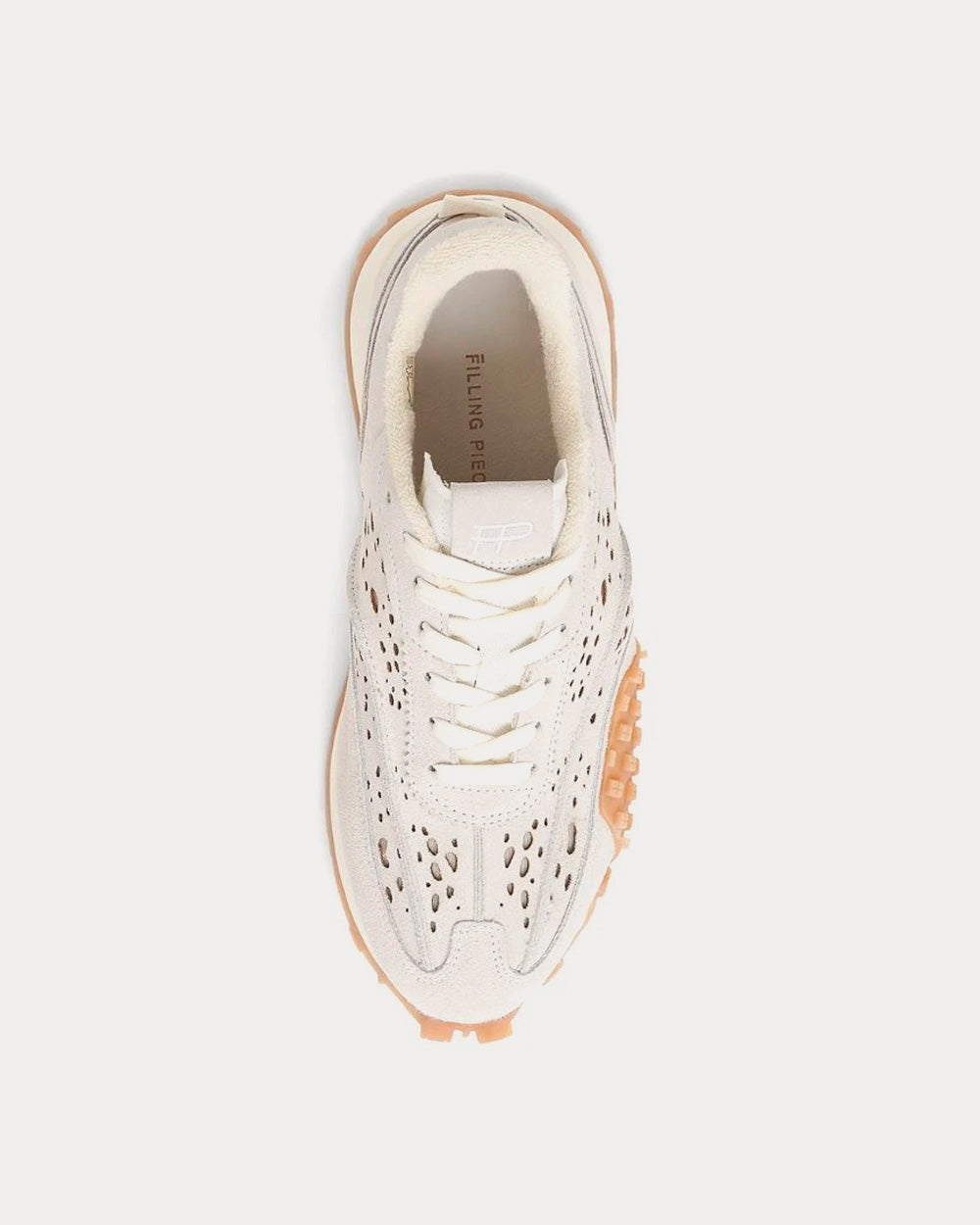 Filling Pieces Crease Runner Wind All White Low Top Sneakers - 2