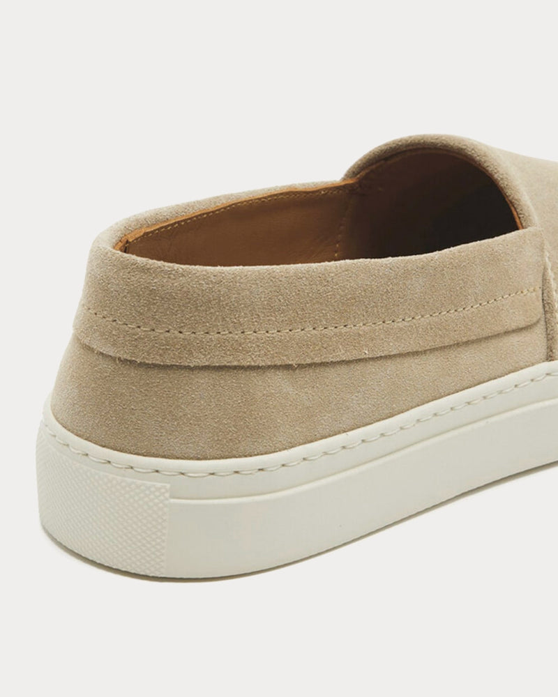 Flattered Essingen Suede Caramel Slip On Sneakers - 4