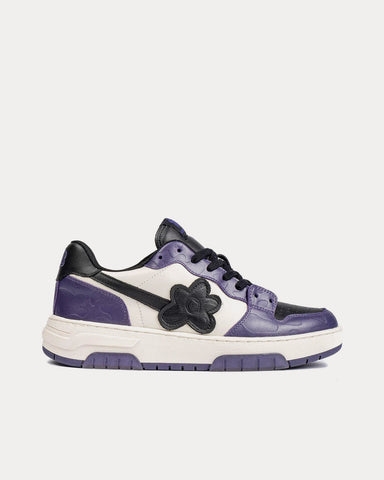 Flower Instincts Magic Ball Purple / White / Black Low Top Sneakers