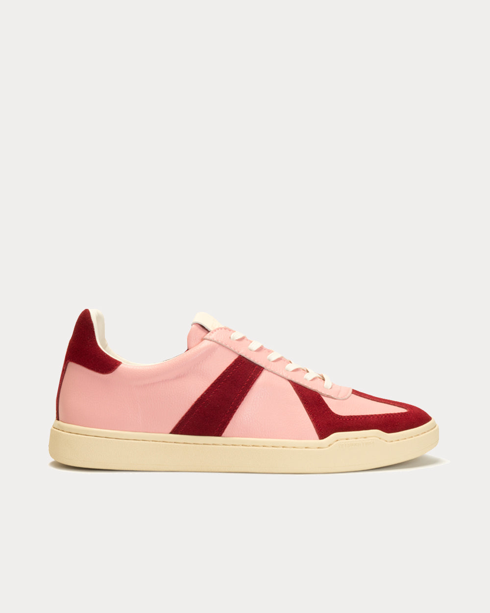 Foot Industry 2021S/S 21S304 Dusty Pink Low Top Sneakers - 1