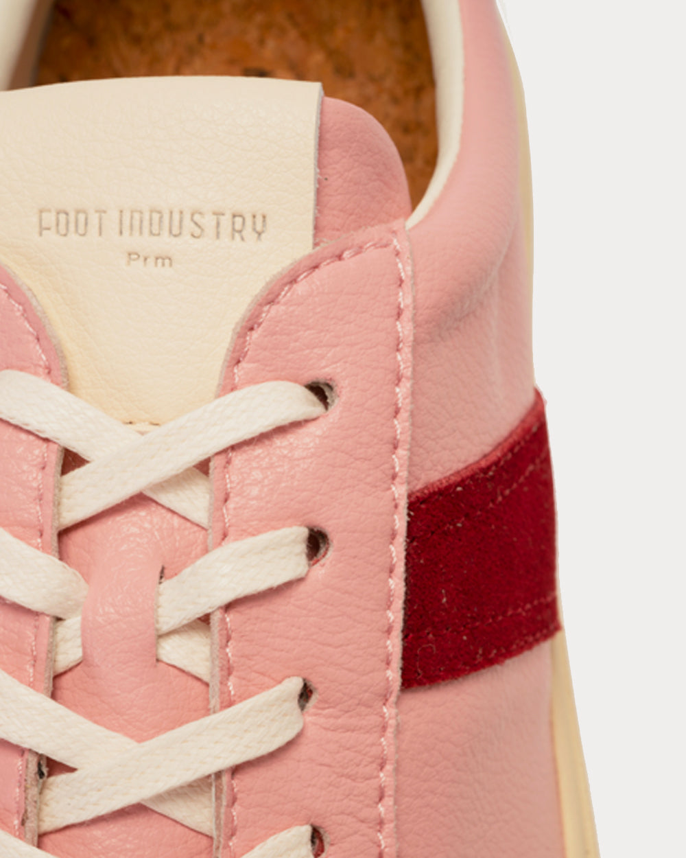 Foot Industry 2021S/S 21S304 Dusty Pink Low Top Sneakers - 5