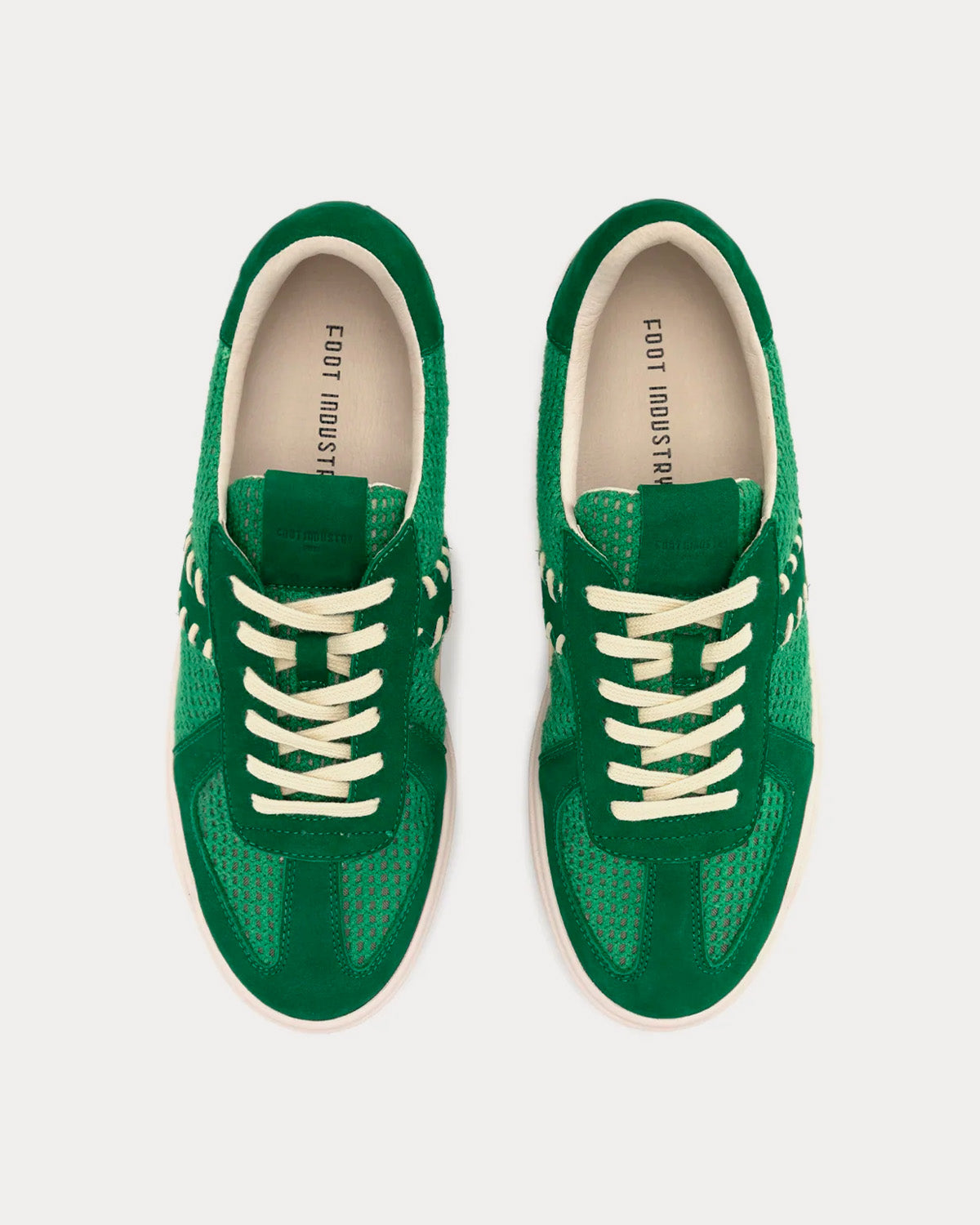 Foot Industry 2022A/W AUA302002 Green Low Top Sneakers - 2