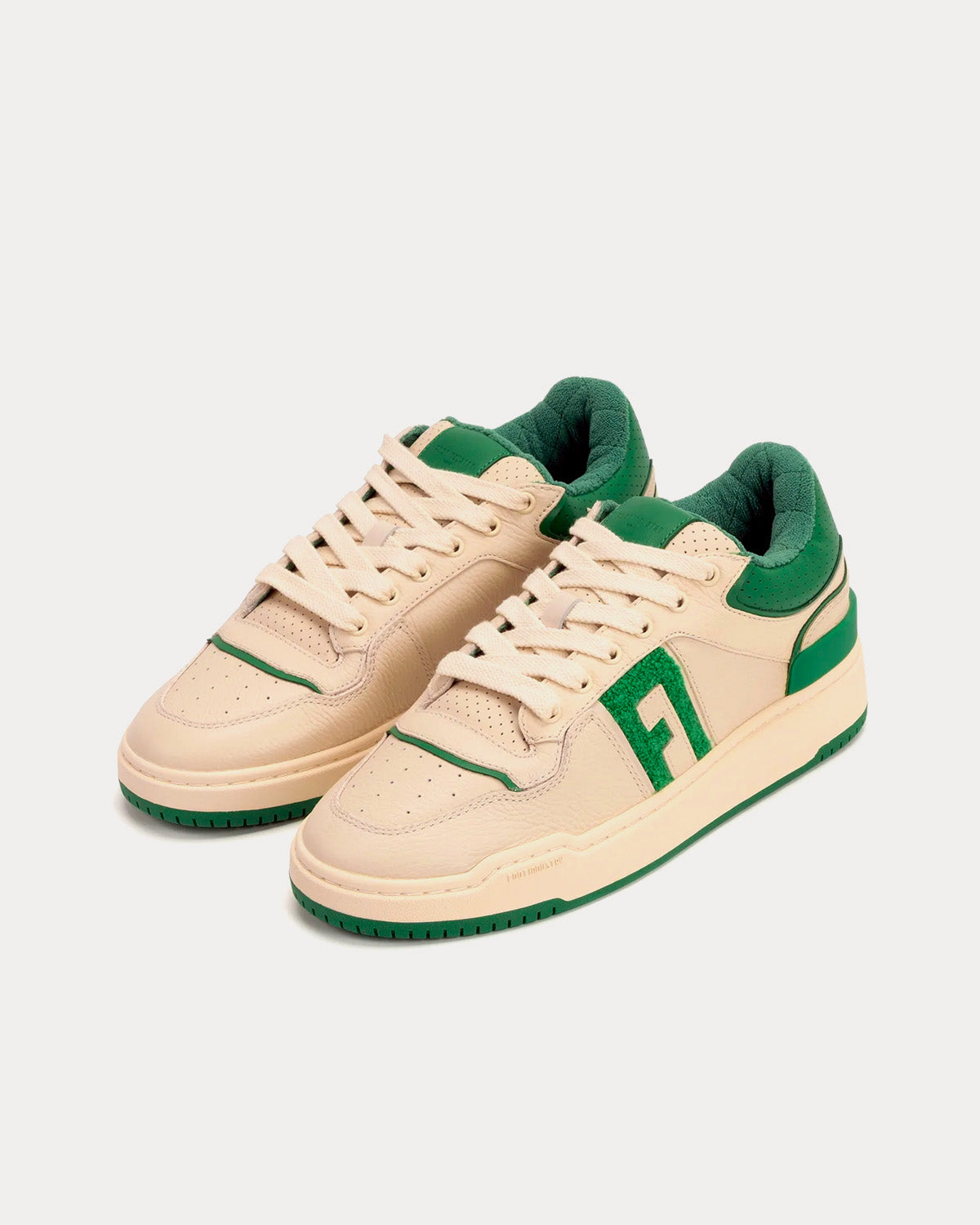 Foot Industry 2022A/W AUA406-002 Green Low Top Sneakers - 3