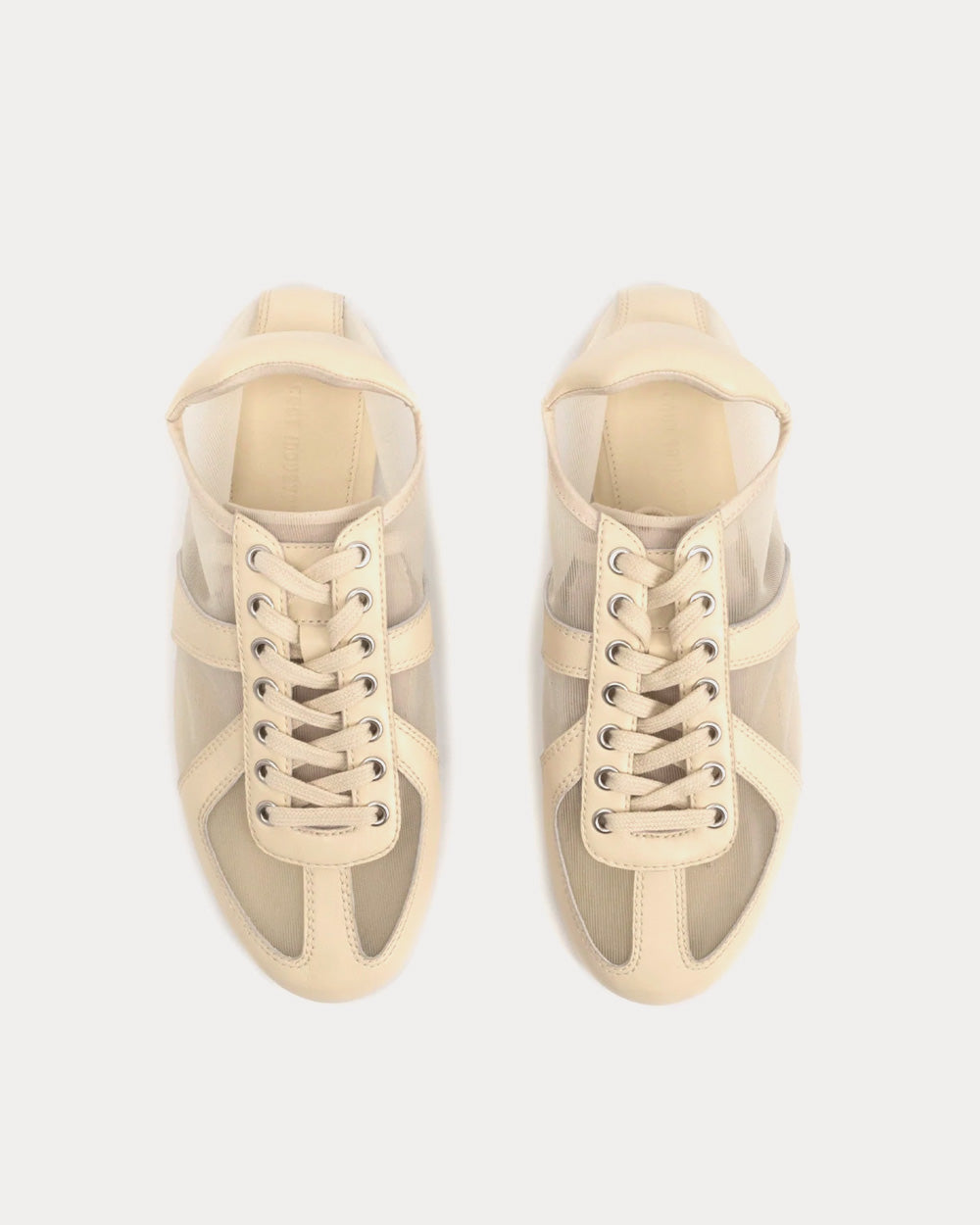 Foot Industry 2022S/S 22S1302 Beige Low Top Sneakers - 2