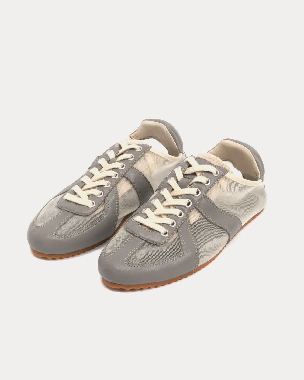 Foot Industry 2022S/S 22S1303 Grey Low Top Sneakers - 3