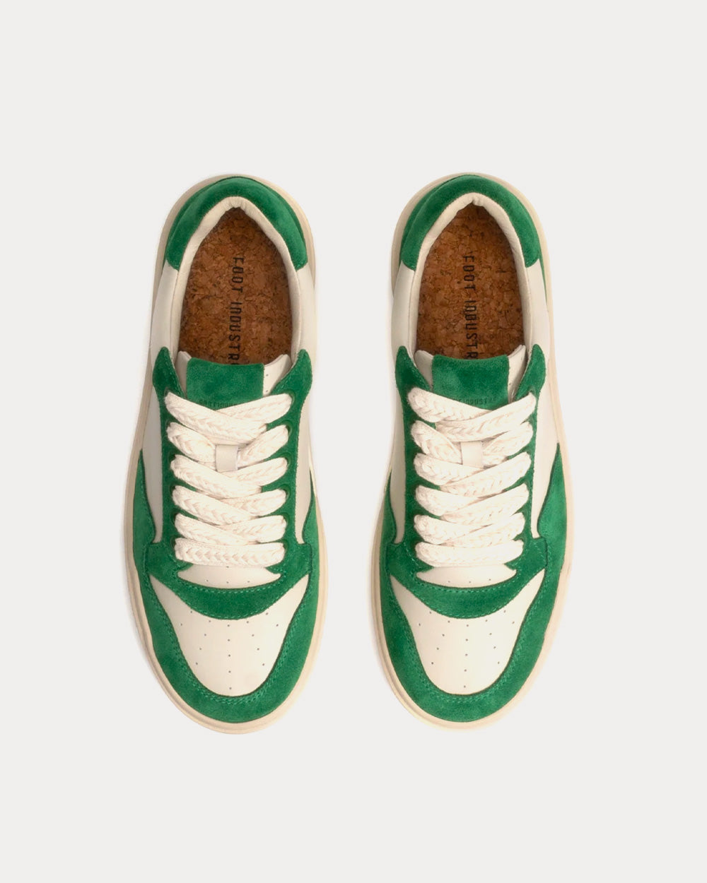 Foot Industry 2022S/S 22S301 Green Low Top Sneakers - 2