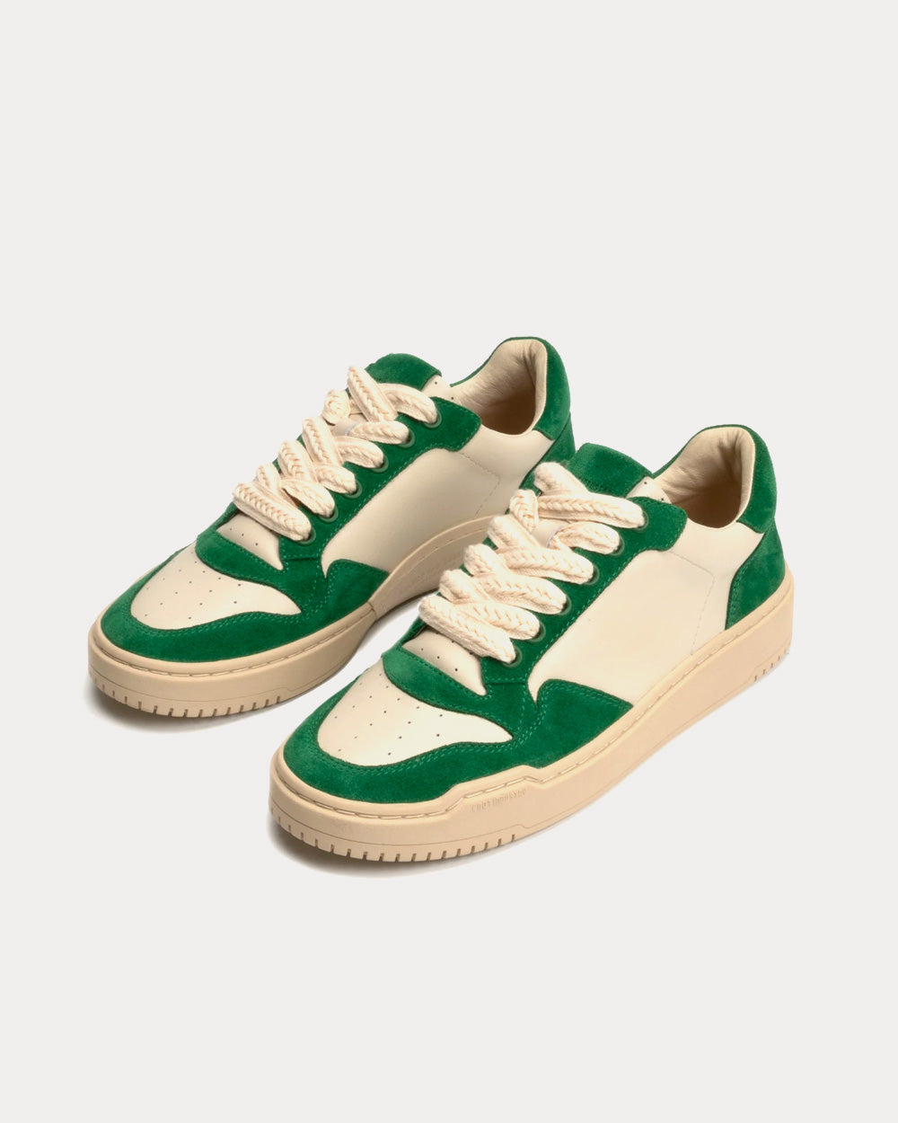 Foot Industry 2022S/S 22S301 Green Low Top Sneakers - 3