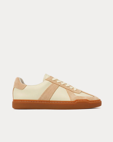 Foot Industry 2022 a/w AUA301-004 Off-White / Brown Low Top Sneakers