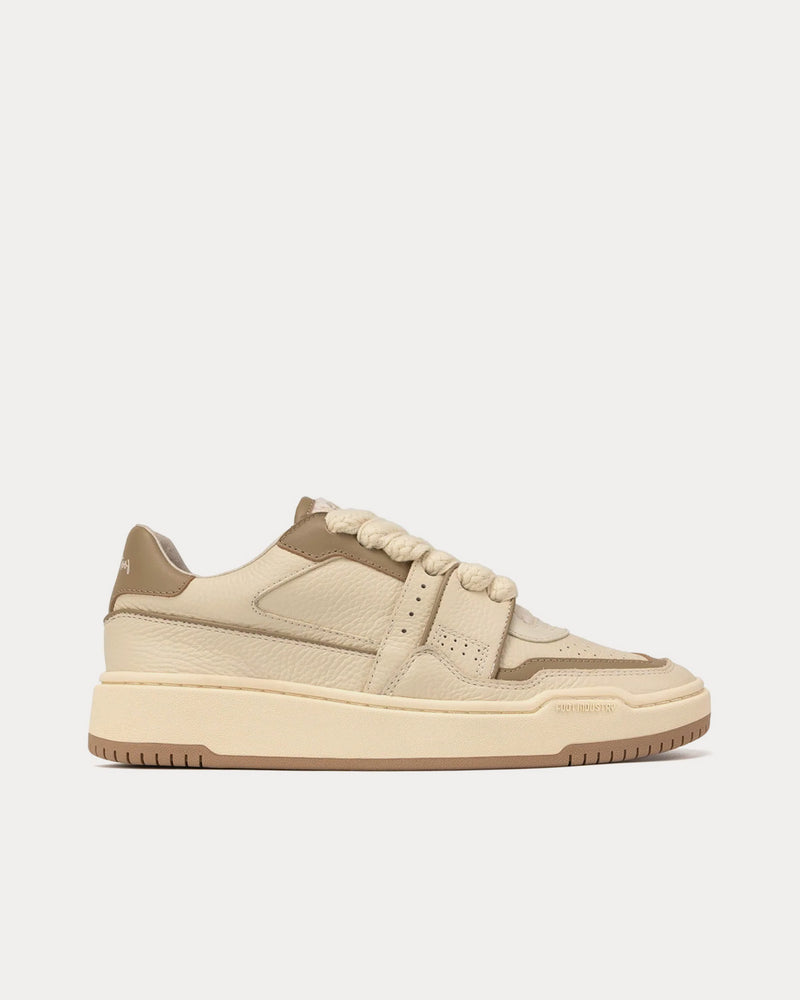 Foot Industry 2023 s/s AUA405-001 Off-White / Beige Low Top Sneakers - 1