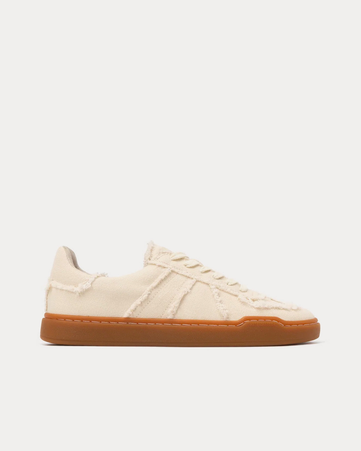 Foot Industry Urban German Canvas Off-White Low Top Sneakers - 1