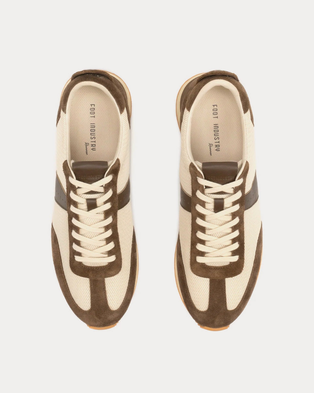 Foot Industry 2022S/S 22S201 Brown Low Top Sneakers - 2