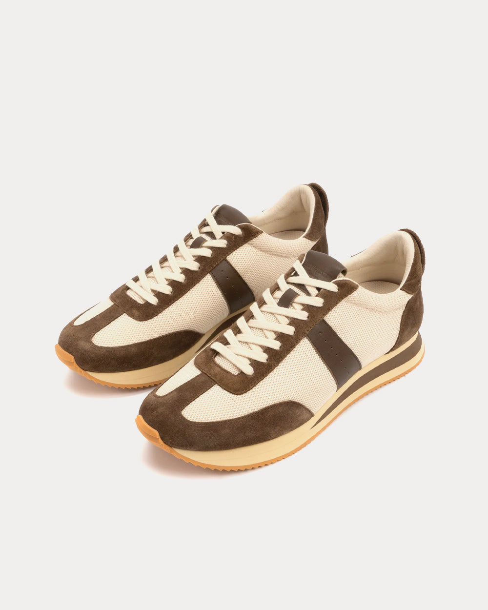 Foot Industry 2022S/S 22S201 Brown Low Top Sneakers - 3