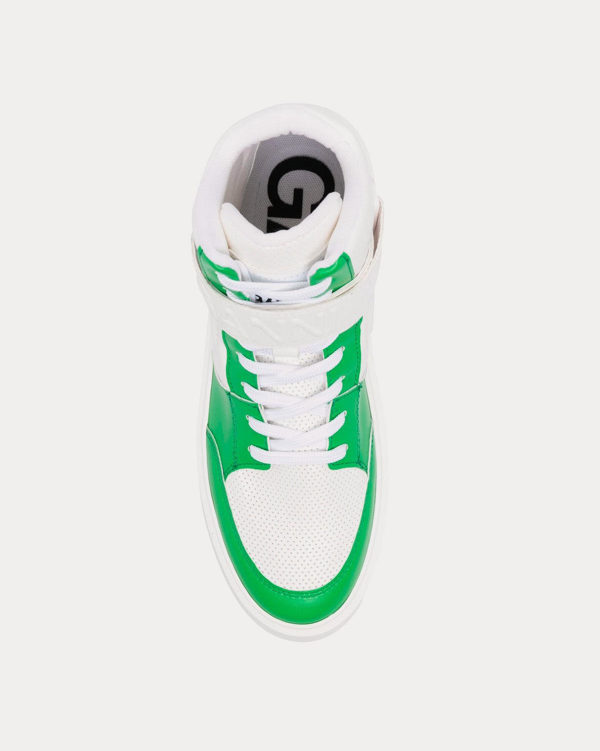 Ganni Sporty Cupsole Green / White High Top Sneakers - 2