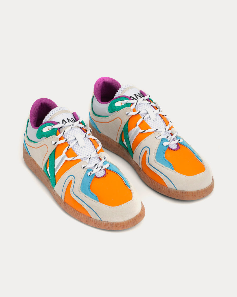 Ganni Sporty Mix Retro Bright Marigo Low Top Sneakers - Sneak in Peace