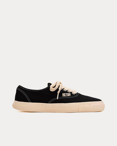 General Scale By Maison Mihara Yasuhiro Past Sole 5 Canvas Black Low Top Sneakers