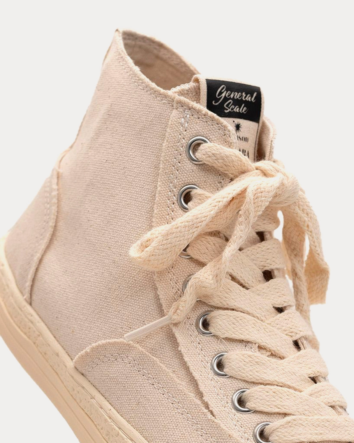 Past Sole Canvas High Top Sneakers