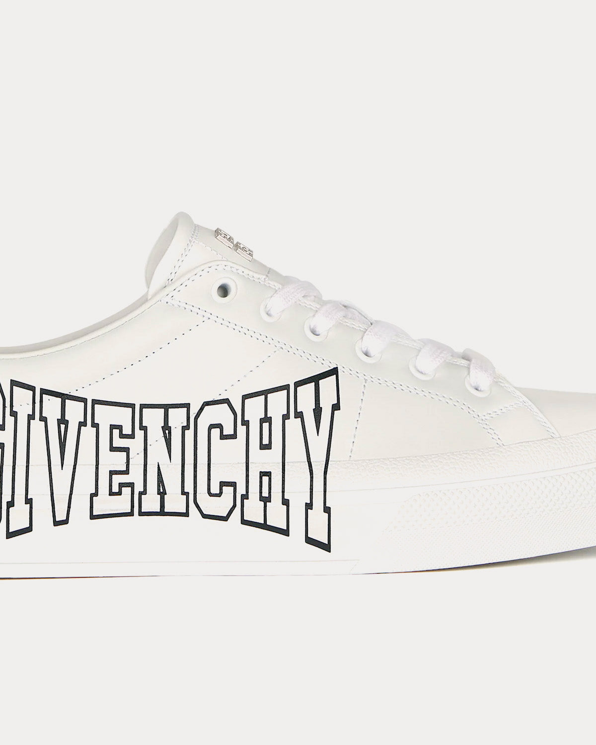 Givenchy City Sport Leather White / Black Low Top Sneakers - 5