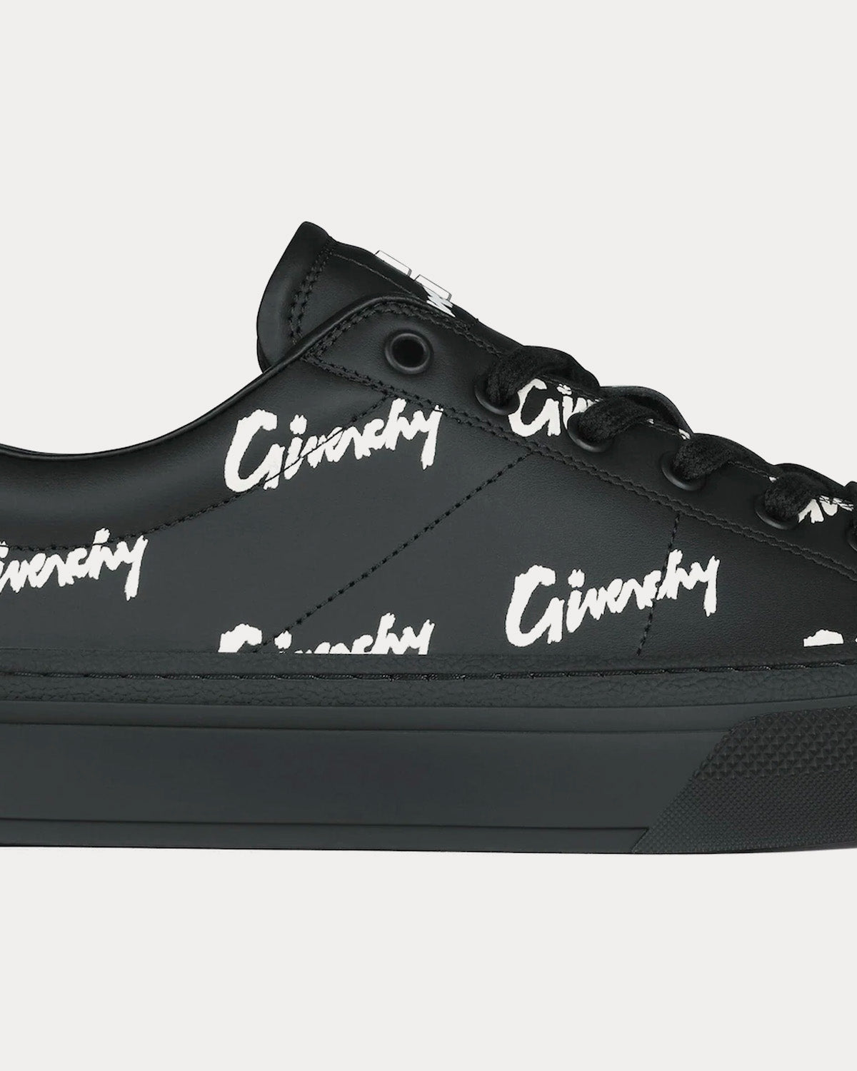 Givenchy City Sport all-over GIVENCHY Printed Leather Black Low Top Sneakers - 5