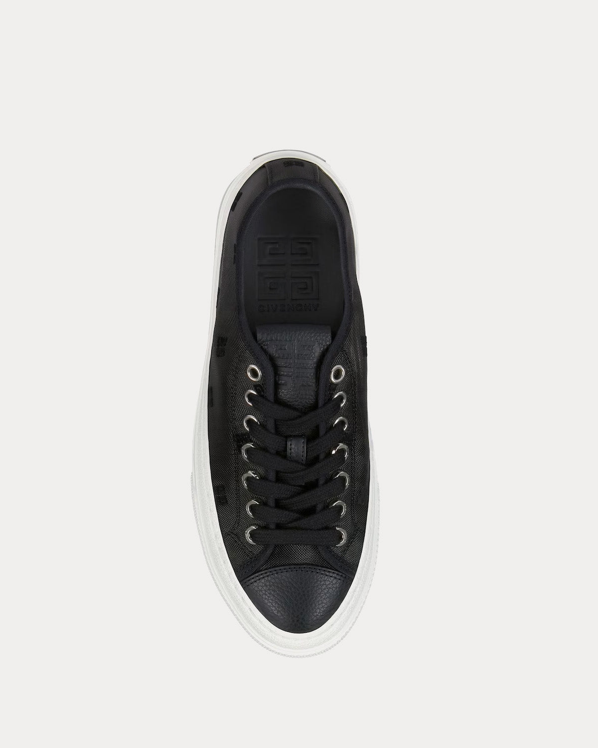 Givenchy - City 4G Transparent Mesh Black / White Low Top Sneakers