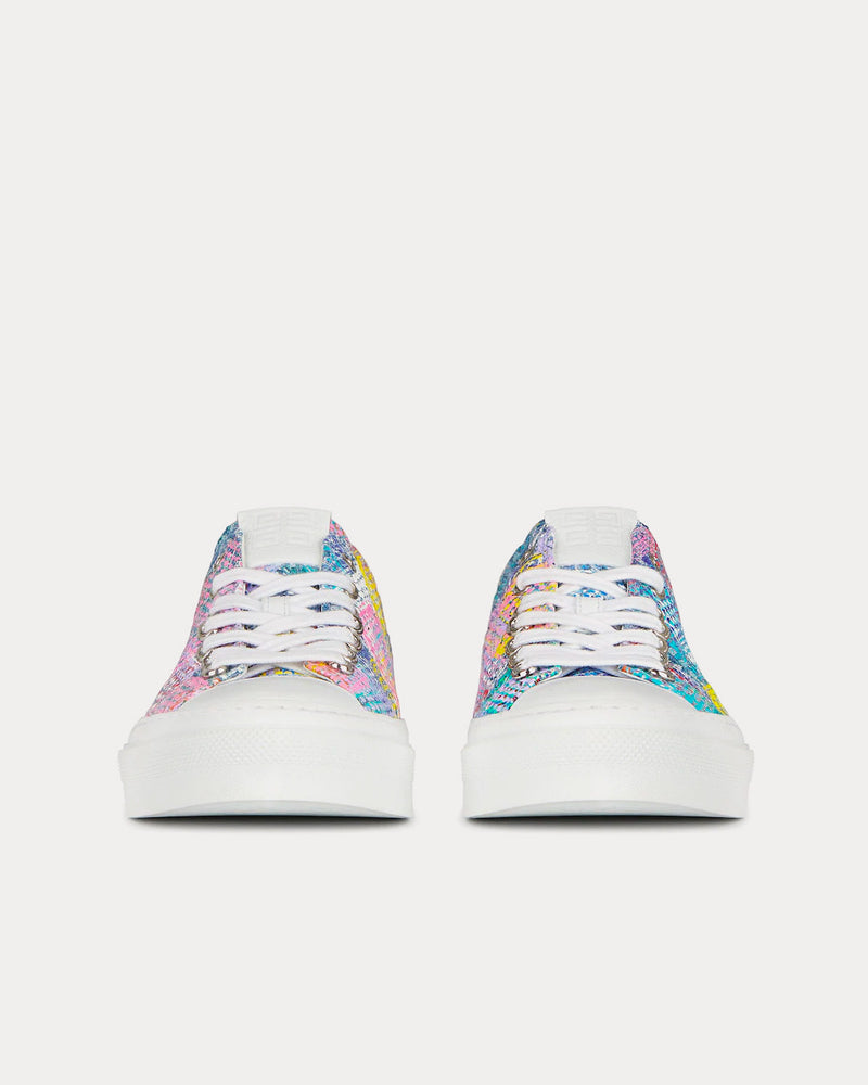 Givenchy x BSTROY City Printed 4G Denim Multi Low Top Sneakers - 3