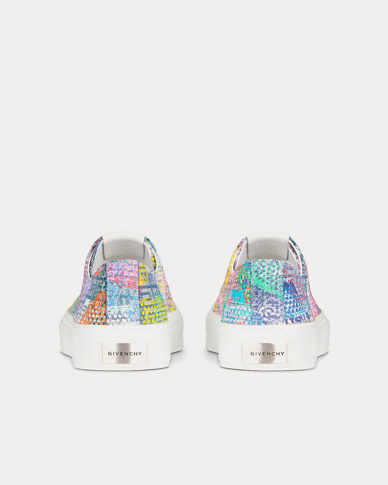 Givenchy x BSTROY City Printed 4G Denim Multi Low Top Sneakers - 4