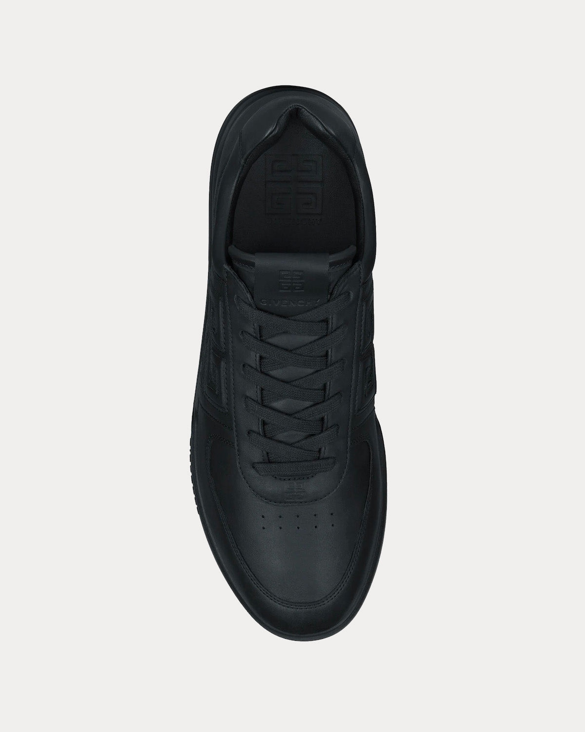 Givenchy G4 Leather Black Low Top Sneakers - 2