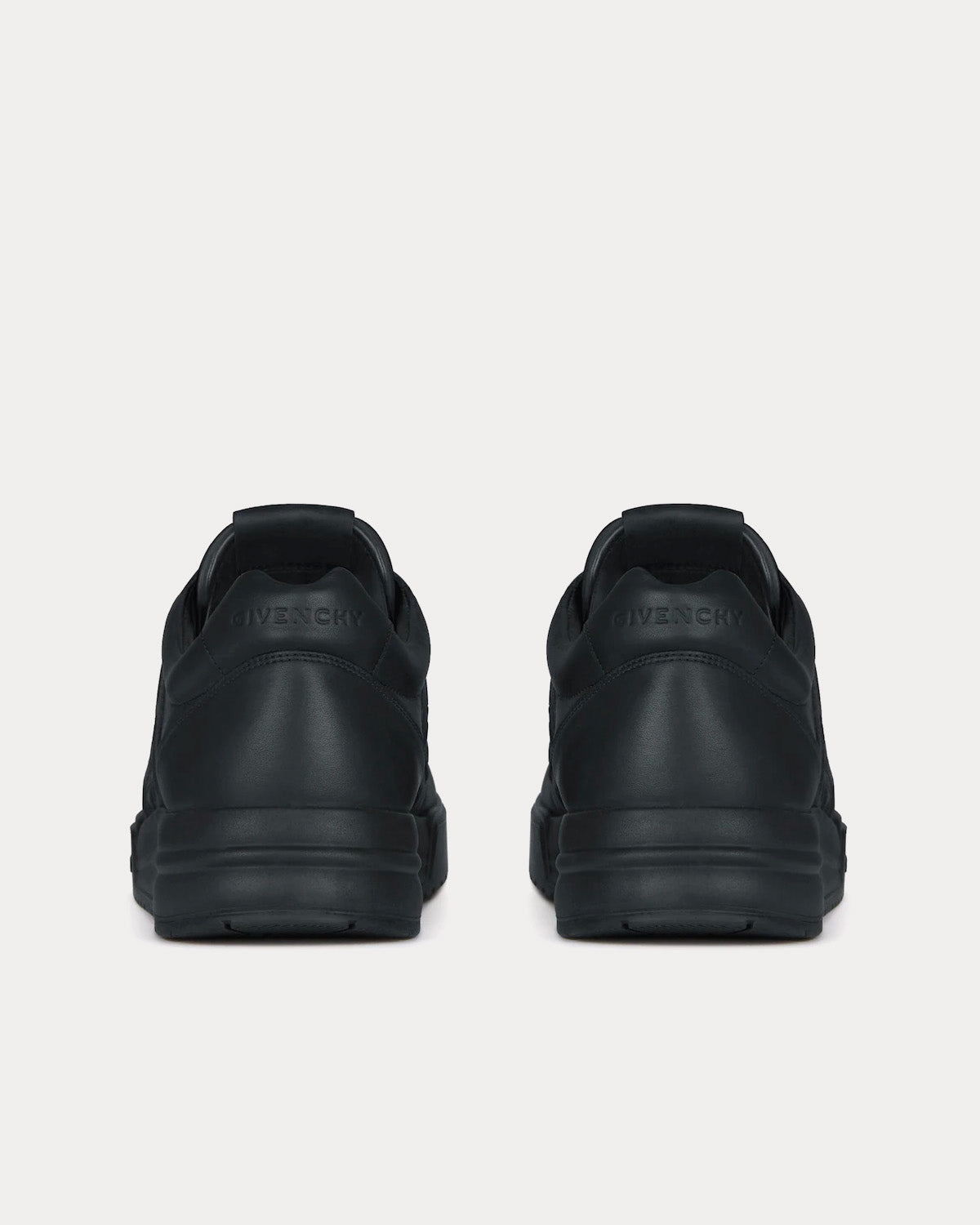 Givenchy G4 Leather Black Low Top Sneakers - 3