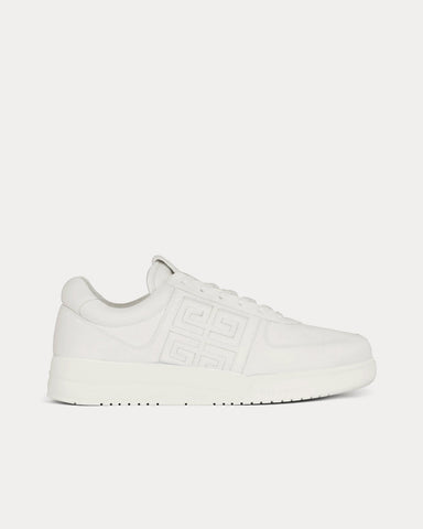 Givenchy G4 Leather White Low Top Sneakers