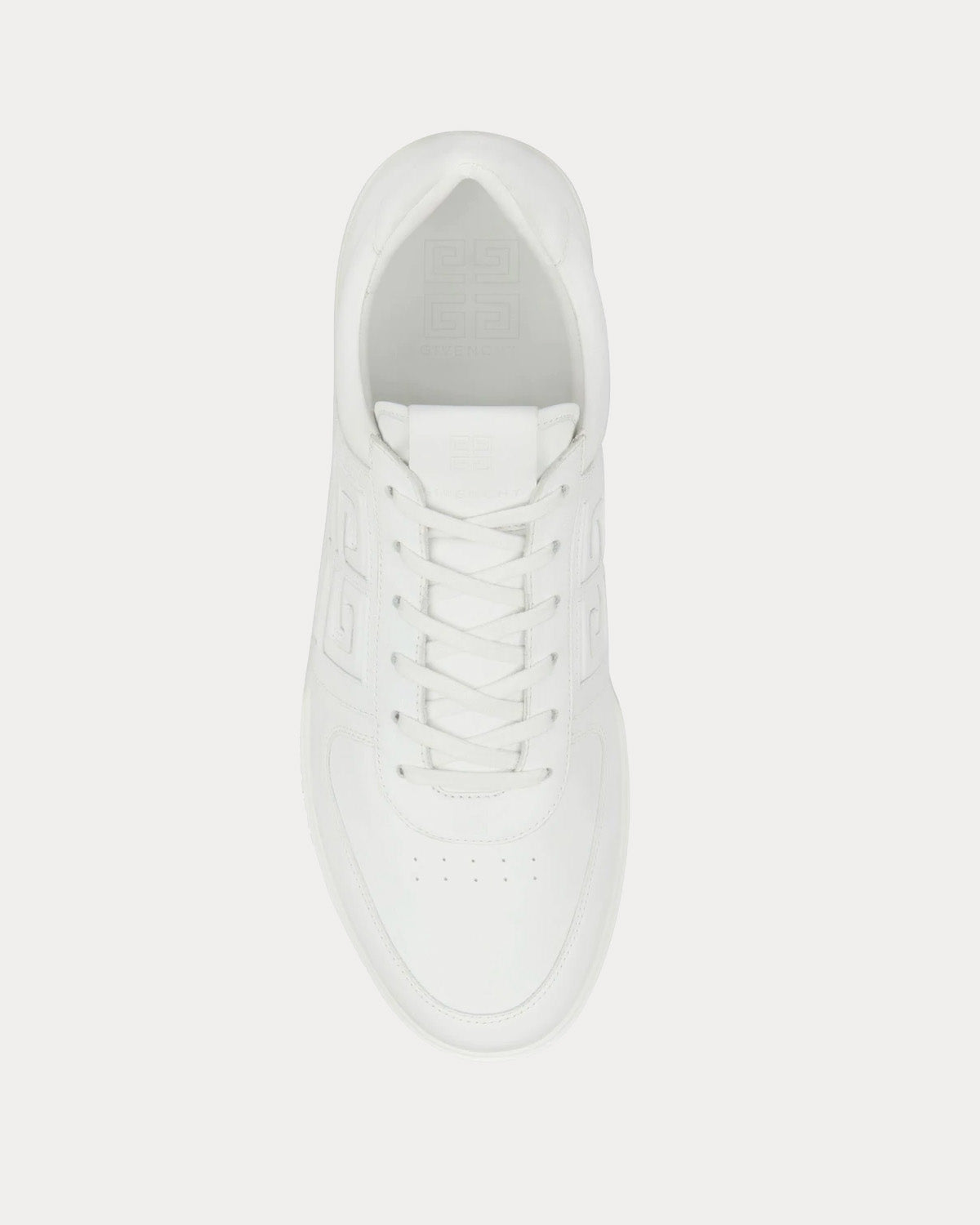 Givenchy G4 Leather White Low Top Sneakers - 2