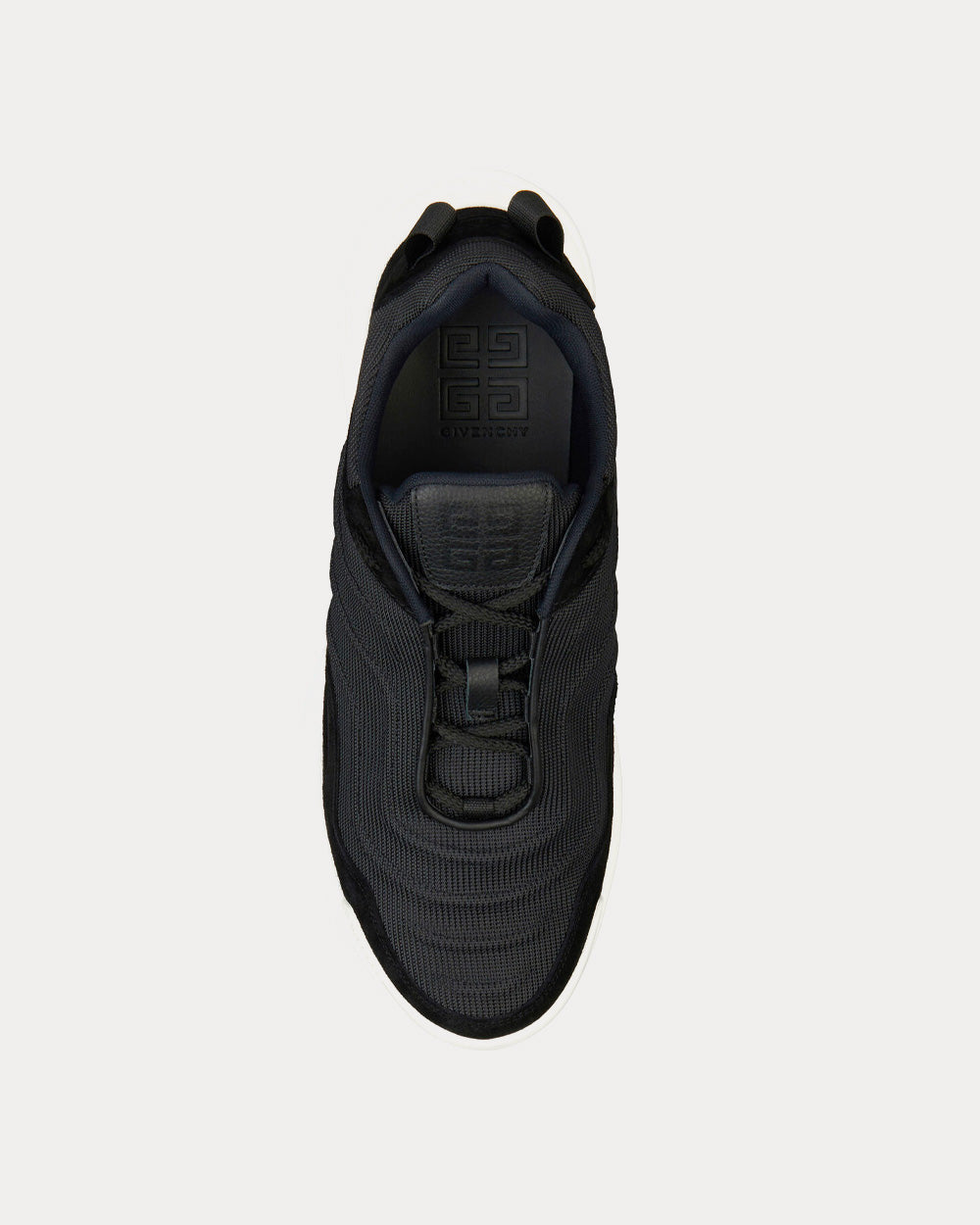 Givenchy GIV 1 Light Mesh & Suede Black Low Top Sneakers - 2