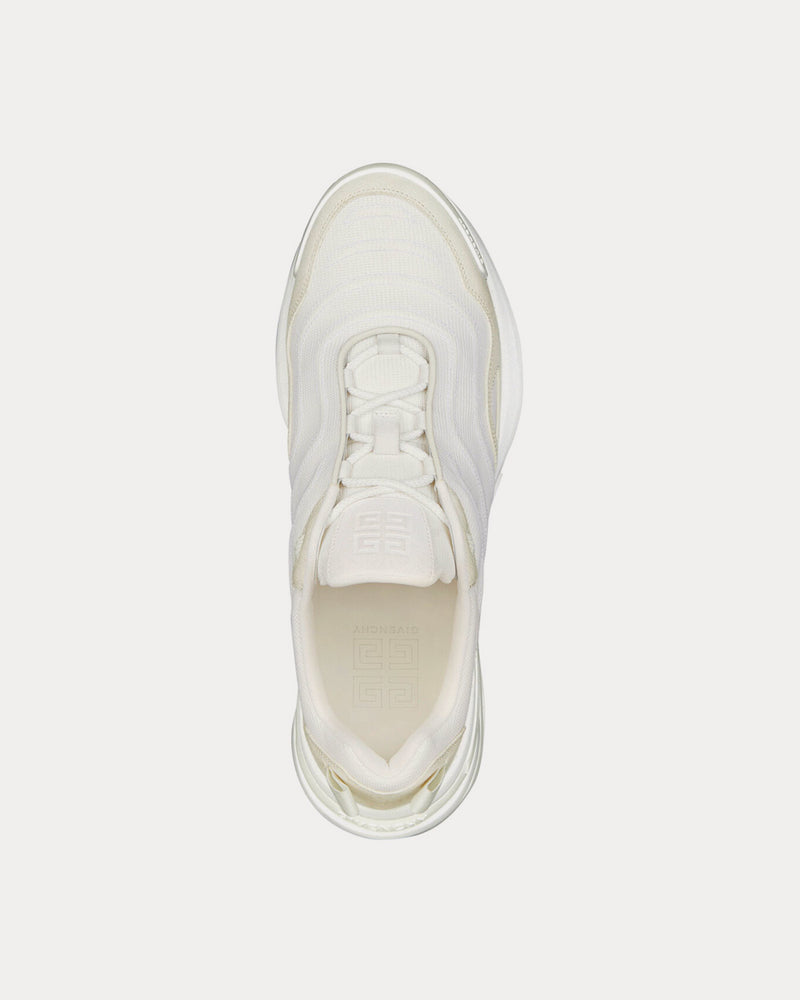 Givenchy GIV 1 Light Technical Canvas & Suede White Low Top Sneakers - 2