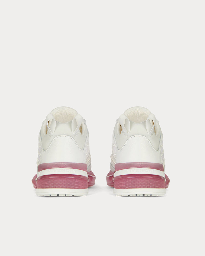 Givenchy GIV 1 Leather & Mesh White / Pink Low Top Sneakers - 4