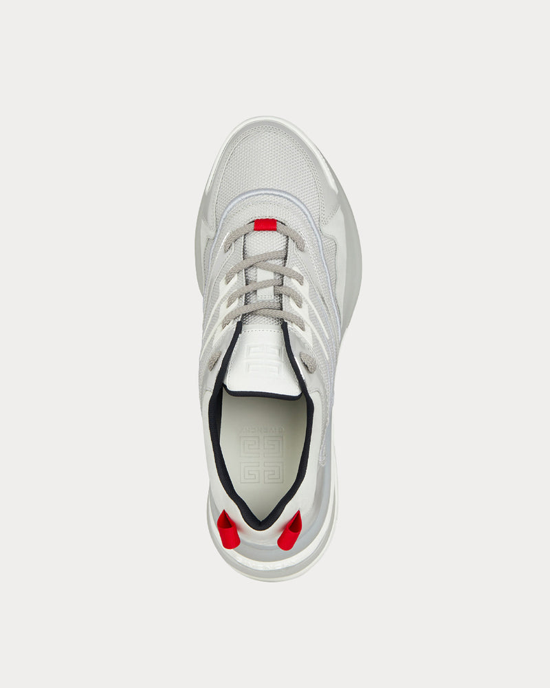 Givenchy GIV 1 Metallized Silver Low Top Sneakers - 2