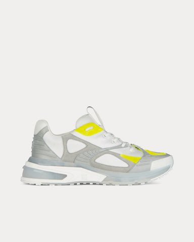 Givenchy GIV 1 TR Mesh, Suede & Leather Grey / White / Yellow Low Top Sneakers