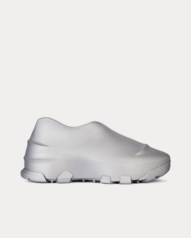 Givenchy Monumental Mallow Reflective Rubber Silvery Slip On Sneakers