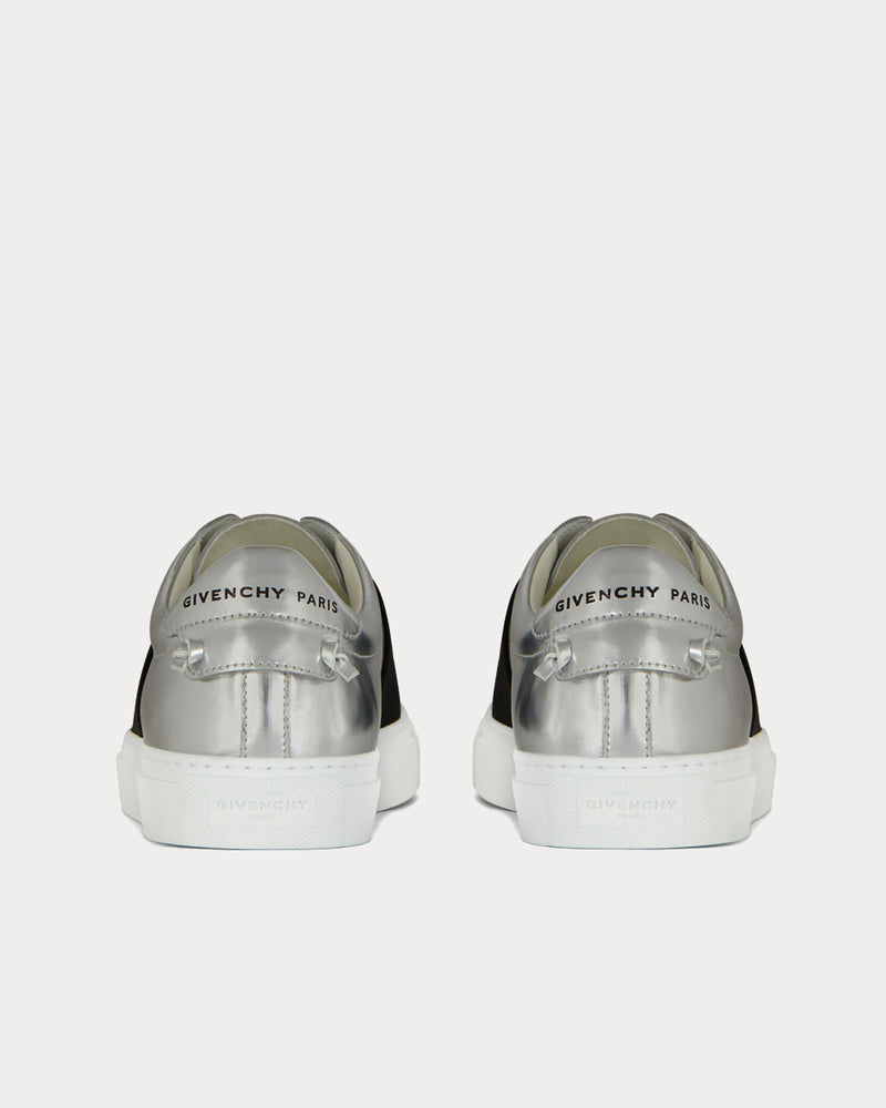 Givenchy Mirror Effect Webbing Silver Low Top Sneakers - 4