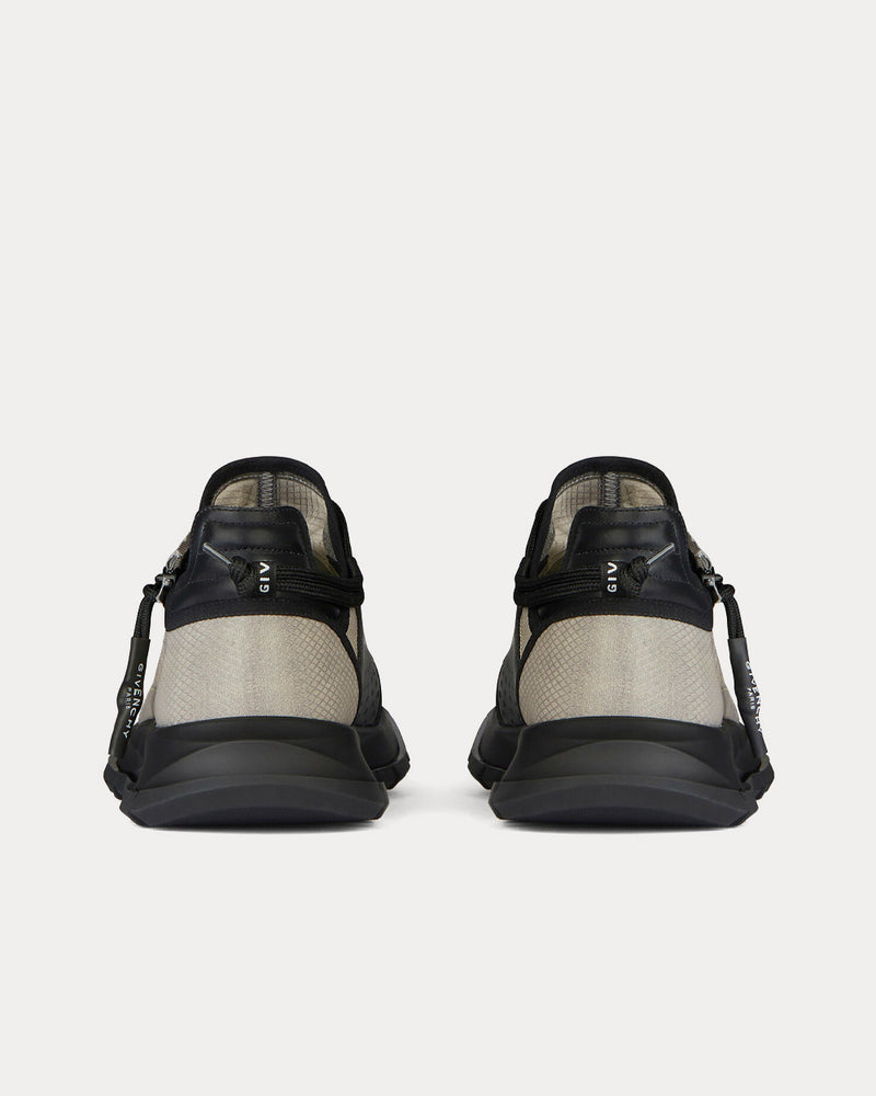 Givenchy Spectre Mesh & Leather With Zip Grey Low Top Sneakers - 4