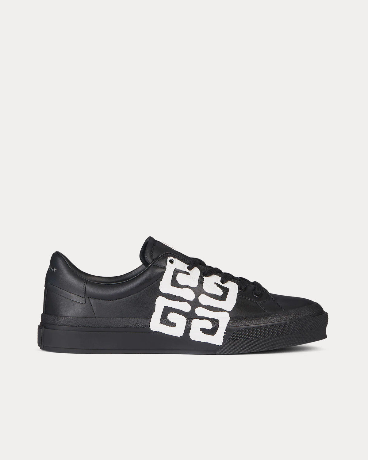 Givenchy City Sport 4G Spray Print Black / White Low Top Sneakers - 1