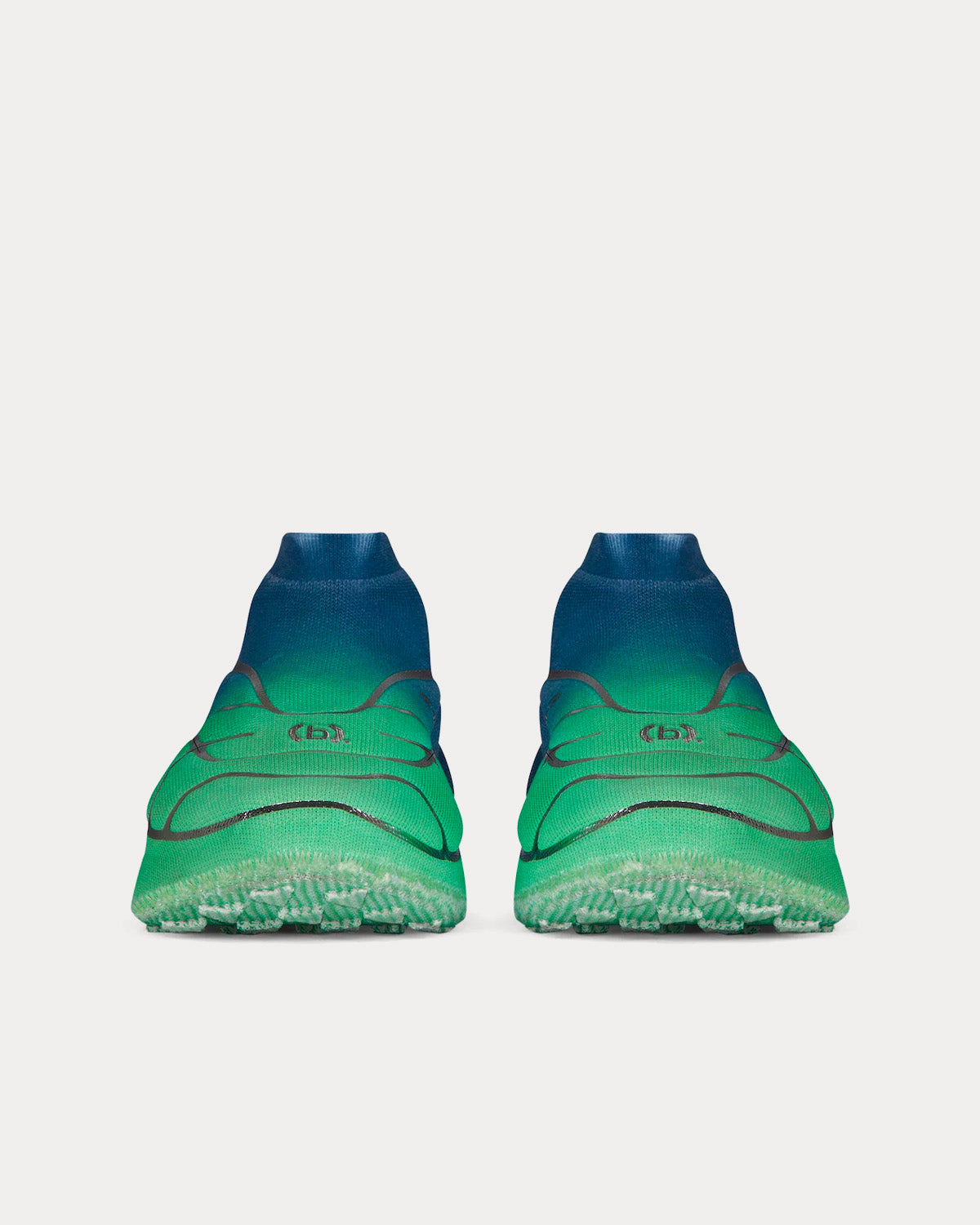 Givenchy x BSTROY TK-360+ Mid Mesh Blue / Green Slip On Sneakers 