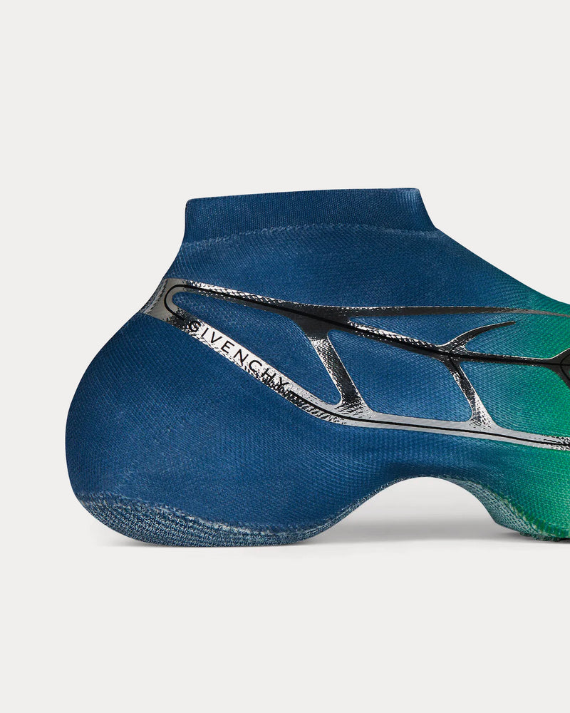 Givenchy x BSTROY TK-360+ Mid Mesh Blue / Green Slip On Sneakers - 5