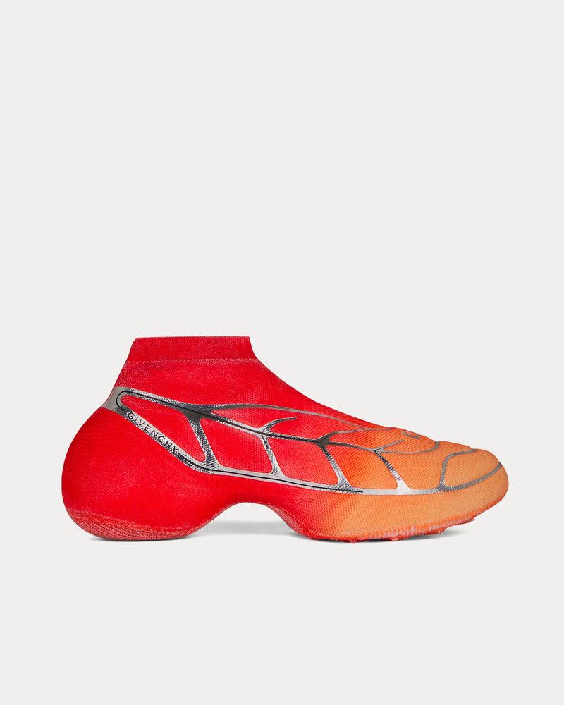 Givenchy x BSTROY TK-360+ Mid Mesh Red / Yellow Slip On Sneakers - 1