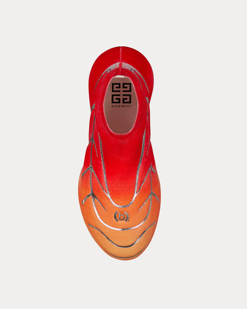 Givenchy x BSTROY TK-360+ Mid Mesh Red / Yellow Slip On Sneakers - 2