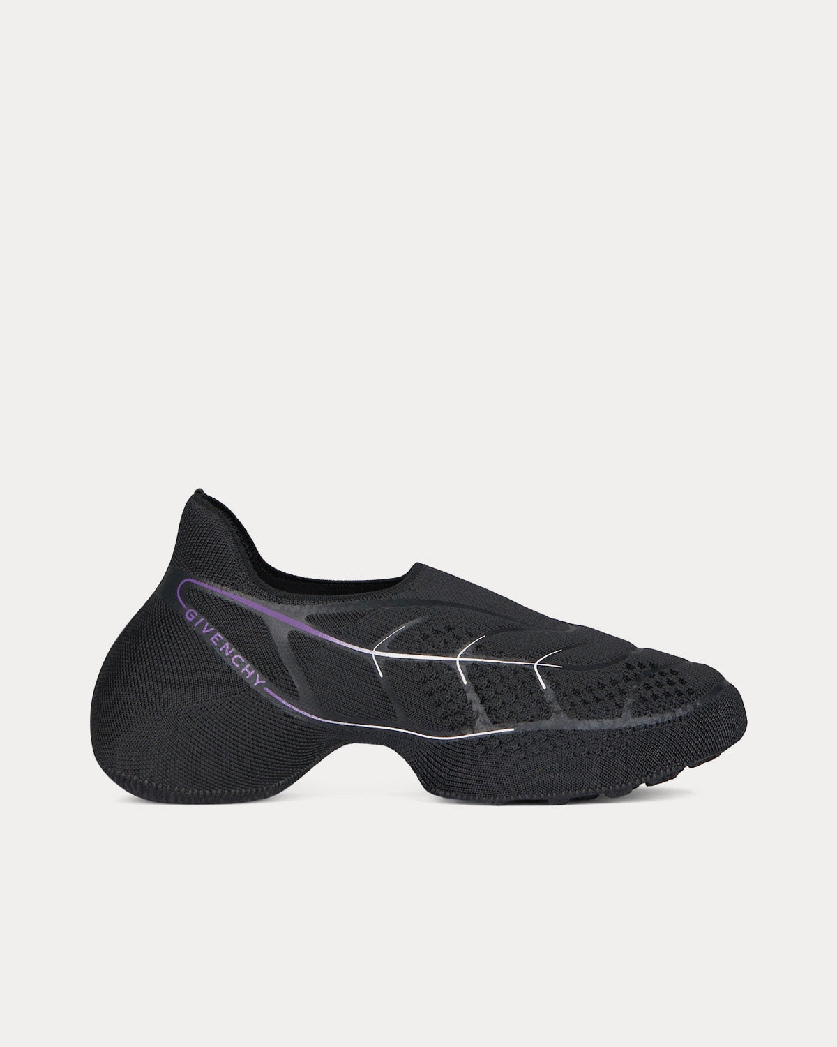 TK-360+ Mesh Black / Purple Slip On Sneakers