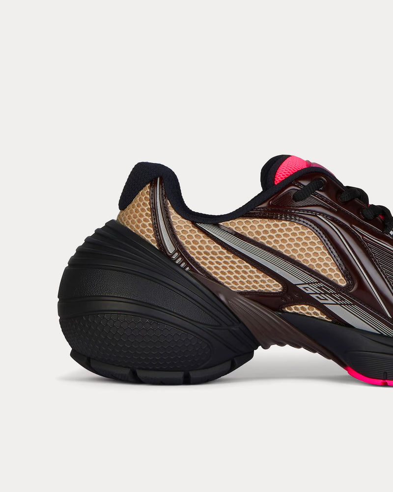 Givenchy TK-MX Runner Mesh Brown / Pink Low Top Sneakers - 5