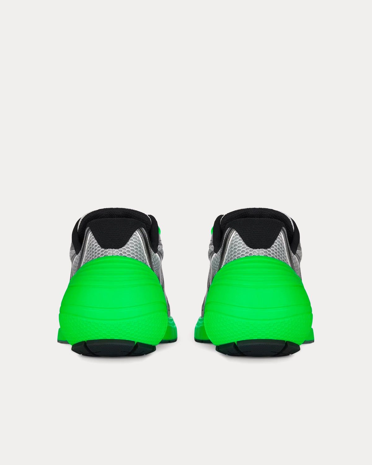 Givenchy TK-MX Runner Mesh Green / Silvery Low Top Sneakers - 4