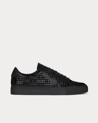 Givenchy Urban Street 4G Patent Leather Black Low Top Sneakers