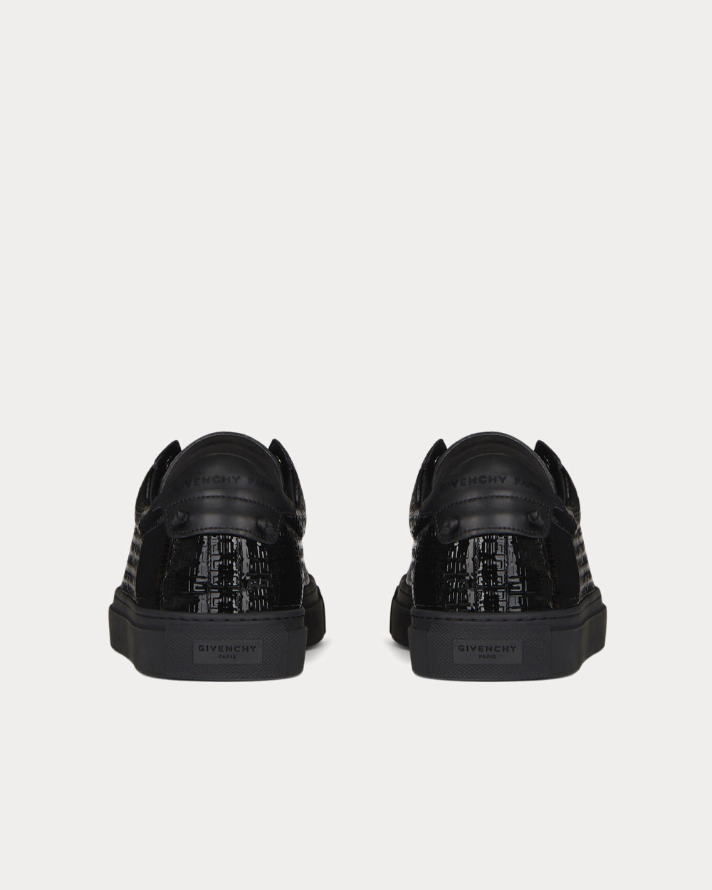 Givenchy Urban Street 4G Patent Leather Black Low Top Sneakers - 4